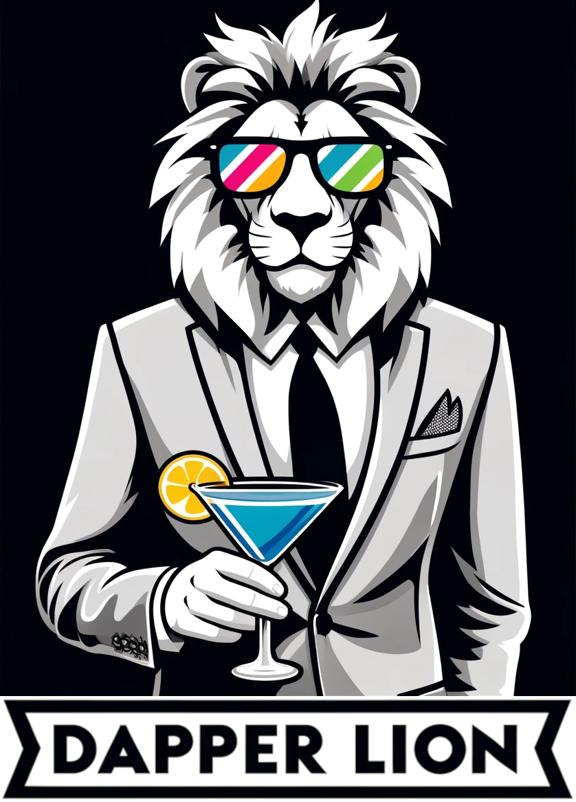 Dapper Lion Cocktail Party Tee