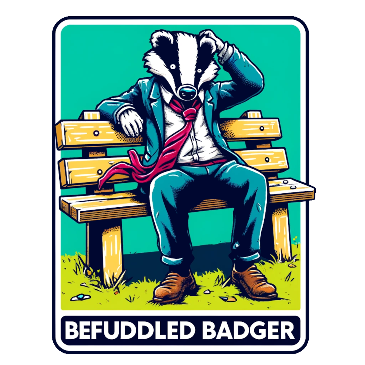 Late Night Legend: The Befuddled Badger Tee