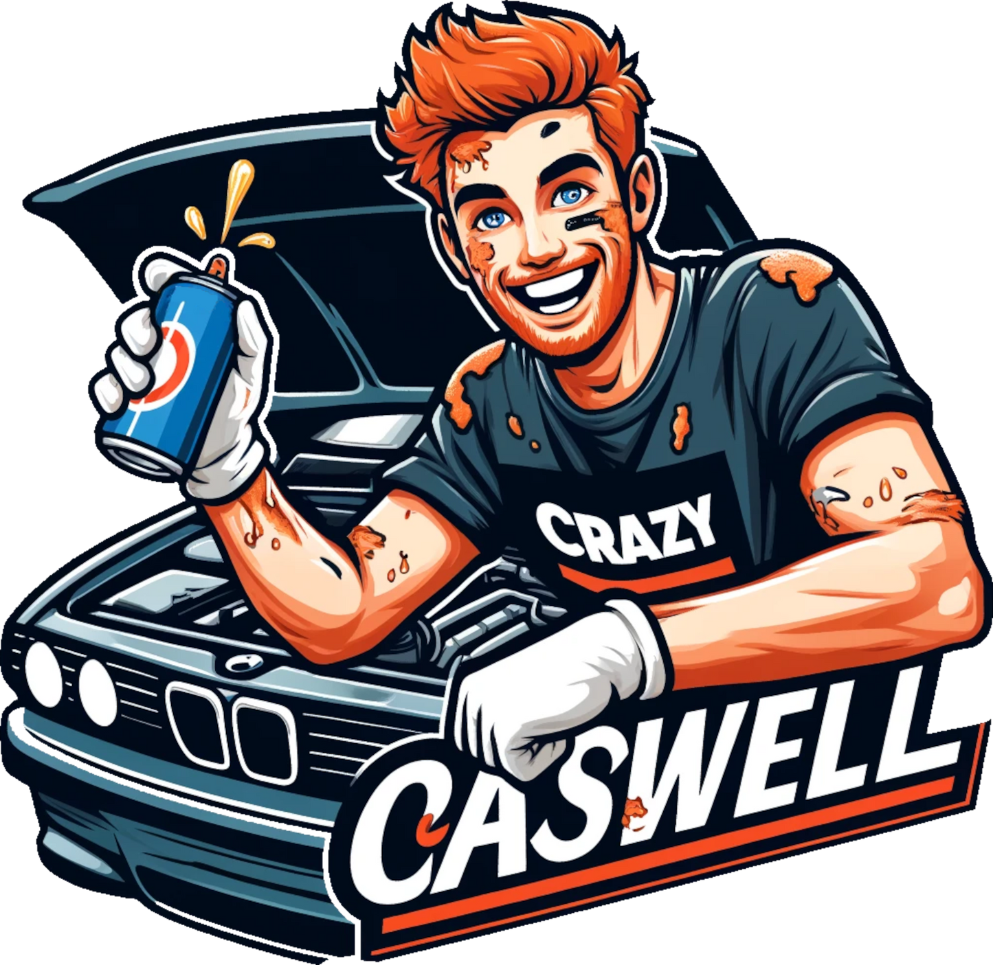 Crazy Caswell: The Ultimate Gearhead Tee