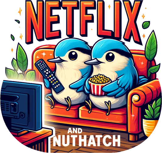 Netflix and Nuthatch: Movie Night Magic Tee