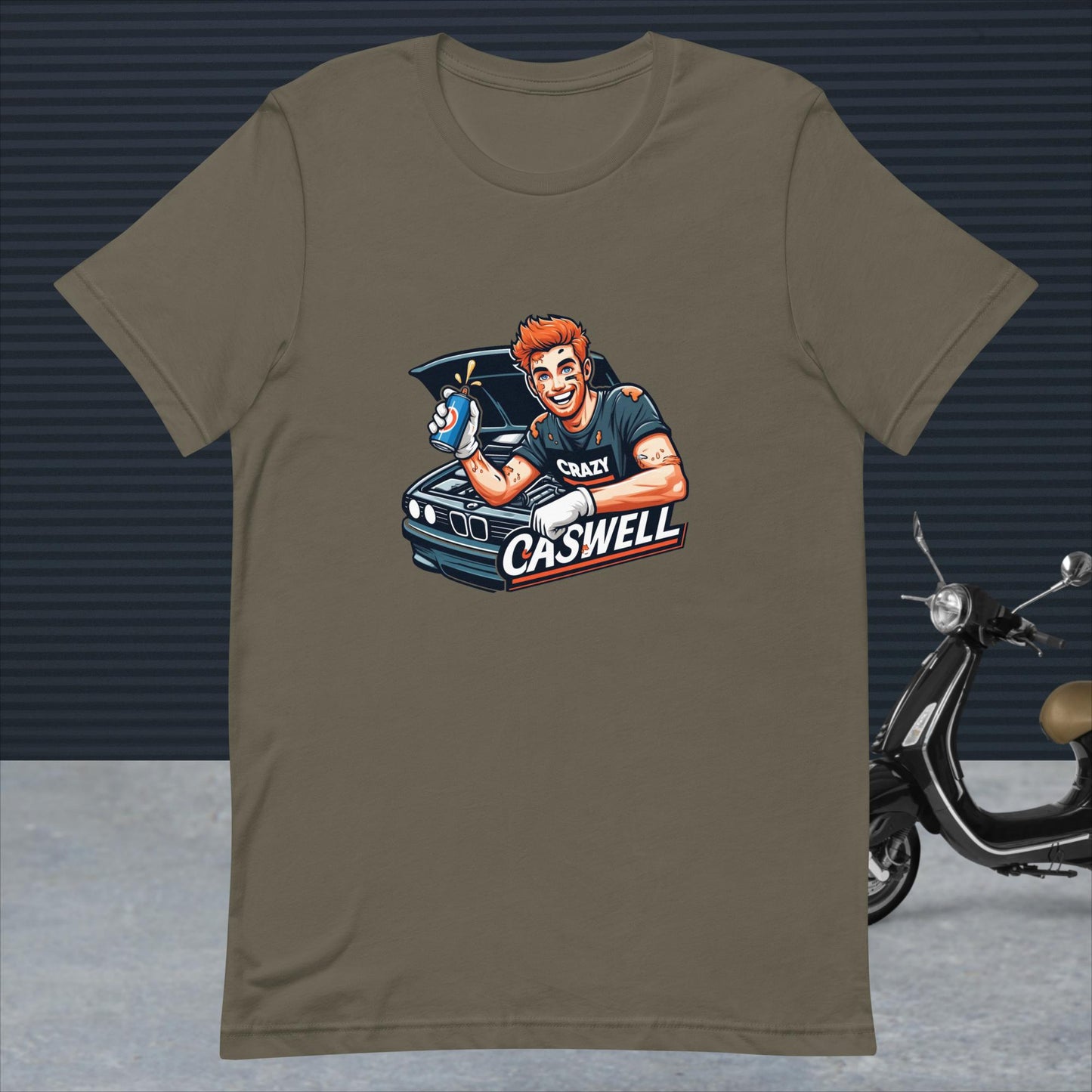 Crazy Caswell: The Ultimate Gearhead Tee