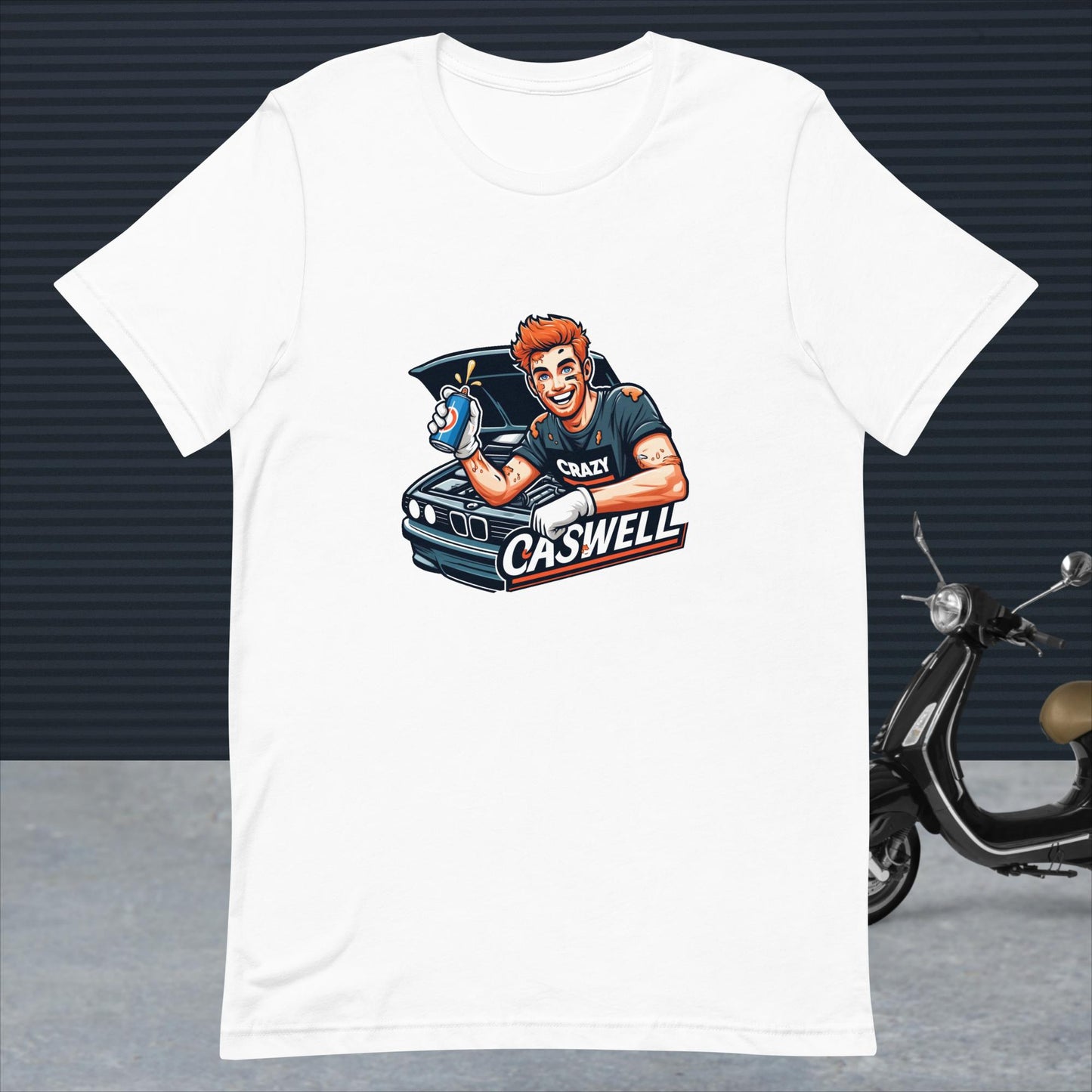 Crazy Caswell: The Ultimate Gearhead Tee